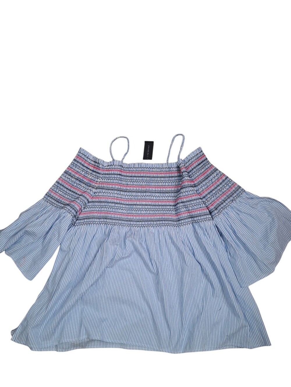 Lane Bryant Off The Shoulder Smocked Bodice Top Size 22/24 NWT